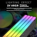 Miniatyrbillede 1 af 5: Computer ARGB Hukommelsesmodul Køleplade Shim Cover Bølget Forbedret Køling DDR3 DDR4 DDR5 PC RAM Køler Radiator Armor Sølv