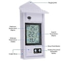 Miniatyrbild 1 av 3: Digital Max Min Växthustermometer - Övervaka Max- och Mintemperaturer i Växthuset, Trädgården eller Hemma för Inomhus- eller Utomhusbruk, Enkel Väggmontering