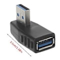 Pikkukuva 2 / 5: USB 3.0 Uros-Naaras -sovitin U-levylle, kiintolevylle, näytölle ja USB-laitteille