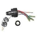 Miniatyrbilde 4 av 5: For Tohatsu utenbordsmotor fjernkontrollboks tenningsnøkkelbryter 353-76020-3 353760203