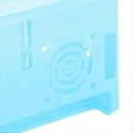 Miniatyrbillede 4 af 4: Beskyttende skal Frosted Case Cover ABS til Raspberry Pi 3B 3B+ E Style med skruer (Blå)