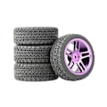 Miniatyrbilde 5 av 5: For Rs4 Fw06 Tt02 D4 1/10 Metallhjul Flat Sportsbil Dekk, Modifisert Og D Tilbehør