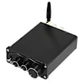 Miniatyrbillede 1 af 5: HiFi Lydforstærker MA12070 80Wx2 Bluetooth 5.0 Stereo Audio Effektforstærker til Hjemmebiograf Karaoke Forstærkning - Sort