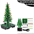 Miniatyrbild 2 av 5: Tredimensionell 3D Julgran LED DIY Kit Röd/Grön/Gul LED Blinkande Krets Kit Elektronisk Rolig Suite Tillbehör