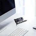 Miniatyrbild 5 av 5: 4-Port USB3.0 PCI-E Expansionskort Stabil Dubbel Vikbar Design Kortsplitter