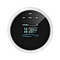 Miniatyrbild 1 av 5: Wifi Naturgassensor Brännbar Hushålls Smart Gaslarm Detektor Läckagesensor Wifi Temperaturdetektorer EU-kontakt