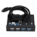 Miniatyrbillede 2 af 4: Frontpanel diskettedrev, 2 Port USB3.0 + Diskettedrev Front Case Port Diskettedrev Frontpanel Bedst i klassen