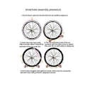 Miniatyrbillede 5 af 5: Cykelslange Ultralet Racercykel Tpu Dæk 700c 18 23 25 28 32c Længde Fransk Ventil Indvendig Slange