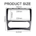 Miniatyrbilde 3 av 5: 9-tommers bilramme-fasader for C-klasse W203/ W203 Radio GPS Android Audio Dash Panel Kit