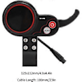Miniatyrbilde 4 av 5: E-scooter Dashboard 6 Pin Plugg Vanntett, tf-100 Display, elektrisk Scooter Instrument Display Panel For M4 Scooter Reservedeler Og Skateboard Tilbehør