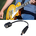 Miniatyrbild 3 av 5: 9V Batteriklämma Konverterare Gitarr Effektpedal Batteri Strömförsörjning Adapter