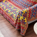 Miniatyrbild 5 av 5: Soffa filt soffa överkast säng överkast säng filt stol överdrag resefilt dekorativ filt sofföverdrag med pompom mönster 130cm 180cm