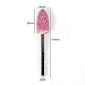 Miniatyrbilde 3 av 5: 10 stk. slipestein for tilbehør, slipesteinhode for roterende verktøy - Form rosa