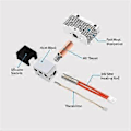 Miniatyrbilde 4 av 5: 3D-printer Hot End-sett for Neptune 4 Varmeblokk Varmerør Termistor Ekstruder for NP4 Hotend