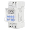 Pikkukuva 3 / 5: Viikoittainen ajastinkytkin 12V DC 16A LCD-näytöllä ja lähtölaskentatoiminnolla, irrotettava paristo