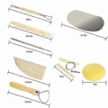 Miniatyrbild 3 av 5: 8st Keramikverktyg Set Lera Keramik Formare Formning Nål Skärare Loop Band Kit