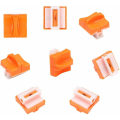Miniatyrbild 1 av 5: 8 st reservblad med säkerhetssäkring för A4-brevöppnare, orange