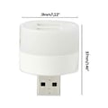 Miniatyrbilde 3 av 5: Nattlys USB-splitter USB LED Bil Interiørlys Lampe Dekorativ Reiselampe