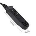 Miniatyrbillede 2 af 5: Holdbart luftakustisk rørheadset til BaoFeng UV-9R 9700 A-58 Walkie Talkie