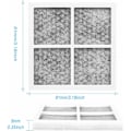 Miniatyrbillede 2 af 5: 3 stk. Pure n Fresh LG-filter, køleskabsluftfilter, fryserluftfilter, kompatibel med LG-køleskabe LT120F / ADQ73214404 / ADQ73334008 / ADQ73