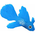 Miniatyrbillede 4 af 5: Akvarie Plast Swimbait Fisk, SiliCone Lille Fisk Realistisk og Falsk Akvarie Dekoration (Blå Betta)-Fei Yu