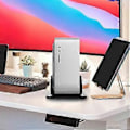 Miniatyrbilde 2 av 4: Ruter TV-boks Holder For Mac Studio Skrivebord Veggfeste Oppbevaringsbrakett Stativ