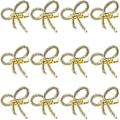 Miniatyrbillede 1 af 5: 12 stk. Simple En Servietring Bow Tie Serviet Le Hotel Restnt Mundklud Ring