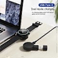 Miniatyrbillede 2 af 5: USB Opladerkabel Dock Beslag Base Oplader Adapter Stand til Galaxy Watch 4/3
