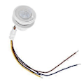 Miniatyrbild 4 av 4: Mr HW08F LED Automatisk Infraröd Rörelsesensor Kontrollbrytare 1-40W 45*40mm
