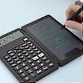 Miniatyrbillede 4 af 5: Lommeregner med skrivetavle 12 cifre LCD-display Funktionslommeregner Bærbar lommeregner til kontor skole A