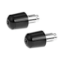 Miniatyrbilde 1 av 5: Par Universal Motorsykkel Motorsykkel Aluminium Styre Bar Ender Plugger Grepshetter