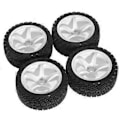 Pikkukuva 3 / 5: 4kpl 68mm 1/10 RC Kilpa-auton Renkaat Maantieajoon Touring Drift-auton Renkaat Vanteet -TT01 TT02 XV01 XV02 TA06 W181