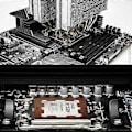 Miniatyrbillede 5 af 5: AM5 CPU Kontaktramme Anti-Bøjningsspænde Trykplade CPU Køler