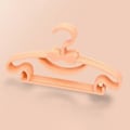 Miniatyrbillede 2 af 5: 10 stk. Børneopbevaringsbøjler Plast Tyk Sløjfe Frakke Tørrebøjle til Småbørn Baby Orange