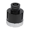 Miniatyrbillede 4 af 5: Vakuumloddet Diamant Borekrone Bor Hul Sav Åbner til Marmor M14 Sort 50mm