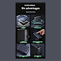 Miniatyrbild 1 av 5: Mini Röstförstärkare för Lärare, Portabel Bluetooth Röstförstärkare med Headset Mikrofon för Guider, Tal A