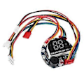 Miniatyrbillede 2 af 5: 36V 20A Dashboard Panel Printkort Instrumentdisplay til X7 Elektrisk Scooter E-Bike Tilbehørsdele