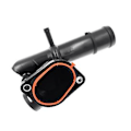 Miniatyrbillede 1 af 5: Termostathus 03l 121 132a 03l-121-132a 03l121132a Til A4 B8 07-15 Tdi 2.0