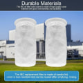 Miniatyrbild 3 av 5: 2 st nylon IBC-filter, IBC-regnvattentankfilter tvättbar IBC-ersättningsfilter nylonöverdragsfilter - IBC-tanköverdragsbeslag (105 mm)