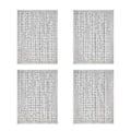 Miniatyrbilde 1 av 5: 4 stk 21cmx30cm Wire Mesh, Stødige Metallnett Ark For Diy Prosjekter 304 Mindre Stål Ingen R Mesh