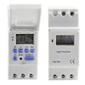 Miniatyrbilde 4 av 5: DIN-skinne for tidsrelébryter Digital LCD Strøm Programmerbar Timer for DC 12V N