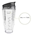 Miniatyrbilde 5 av 5: 24oz Erstatningskopper Kompatible For Ninja Nutri Bn401, Bn701, Ss101, Bn400, Bn800, Bn801 Blender