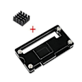 Pikkukuva 4 / 5: Jäähdytyselementillä varustettu akryylisuojakotelo Raspberry Pi Zerolle (musta)