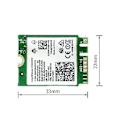 Miniatyrbilde 4 av 5: Ac8265 Wifi +6db Antenneadapter For 300mbps+867mbps 2.4ghz 5ghz Dual Ngff Bt