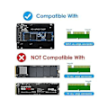 Pikkukuva 3 / 5: M.2 Ngff - Sata -sovitin Sata-pohjainen B-avain Ngff Ssd - 2,5 tuuman Sata Iii 6gbps Ssd -kotelosovittimeen
