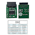 Miniatyrbillede 4 af 5: TPM Board 14Pin Til TPM 2.0 Modul LPC Interface Stærk Krypteringsmodul