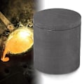 Miniatyrbilde 3 av 5: Høyren Grafitt Smeltedigel Støping Med Lokk 40*40mm For Sølv&svart