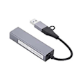 Pikkukuva 2 / 5: Gigabit 1000mbps 3 Porttia 3.0 Hub 2 In 1 Kaapeli Usb-c Rj45:een, Ei Tarvetta Ajureille