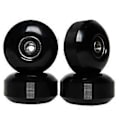 Miniatyrbillede 1 af 5: Skateboardhjul med lejer 52x30mm Street Pu Hjul Skateboarddele Cruiser Longboard Hjul (4) Sort