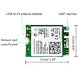 Miniatyrbillede 5 af 5: til Jetson Nano 8265AC Trådløst NIC-modul M.2 NGFF Understøtter 2,4 GHz / 5 GHz 300 Mbps / 867 Mbps Dual Band WiFi og Bluetooth